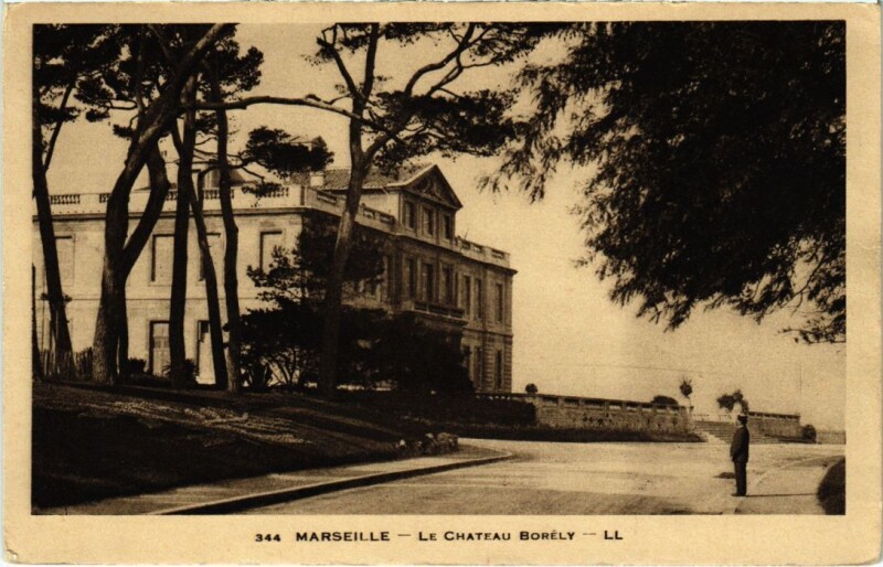 Carte postale ancienne Marseille Le Chateau Borely à Marseille