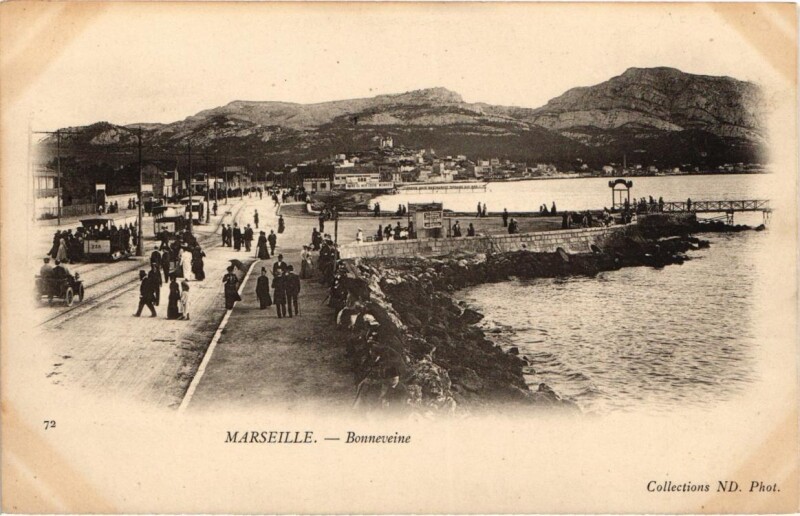 Carte postale ancienne Marseille - Bonneveine à Marseille