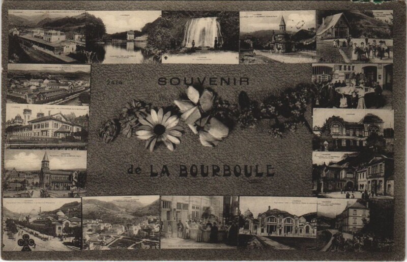 Carte postale ancienne Souvenir de La Bourboule à La Bourboule