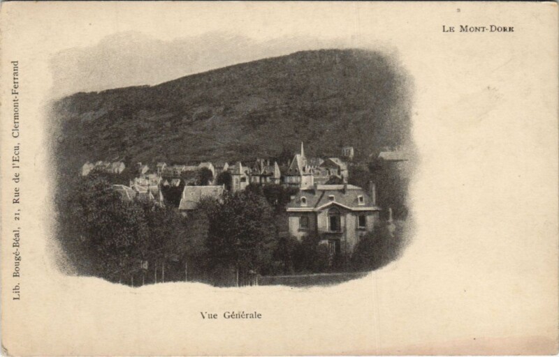 Carte postale ancienne Vue générale-Le Mont-Dore à Mont-Dore