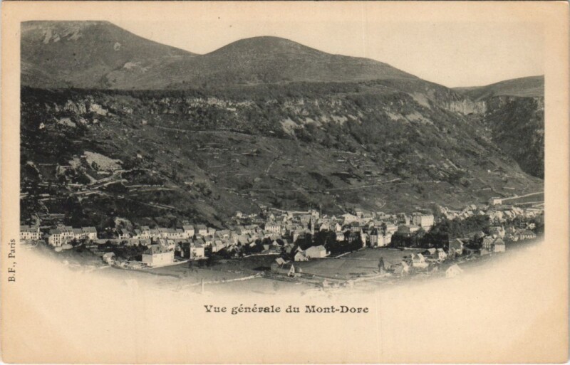Carte postale ancienne Vue générale du Mont-Dore à Mont-Dore