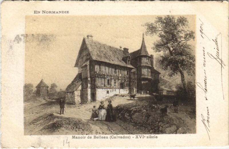 Carte postale ancienne Manoir de Belleau
