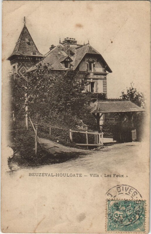 Carte postale ancienne Houlgate Beuzeval-Houlgate - Villa Les Feux à Houlgate