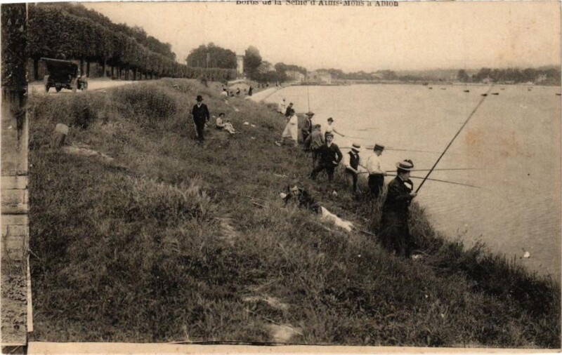 Carte postale ancienne Bords de la Seine