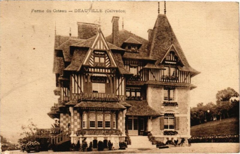 Carte postale ancienne Deauville - Ferme du Coteau à Deauville