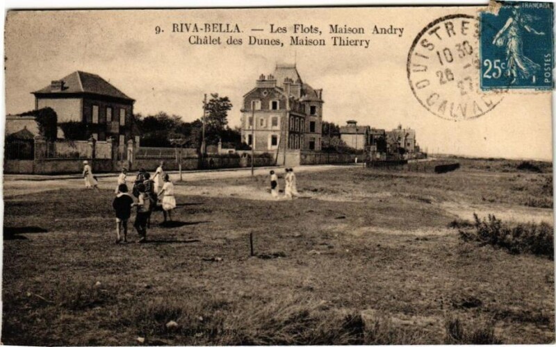 Carte postale ancienne Riva-Bella - Les Flots