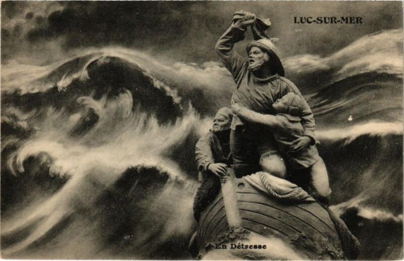Carte postale ancienne Luc-sur-Mer à Luc-sur-Mer
