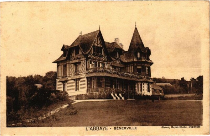 Carte postale ancienne L'Abbaye - Benerville