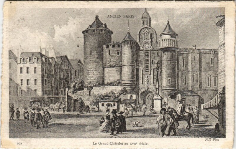 Carte postale ancienne Ancien Paris Le Grand Chatelet