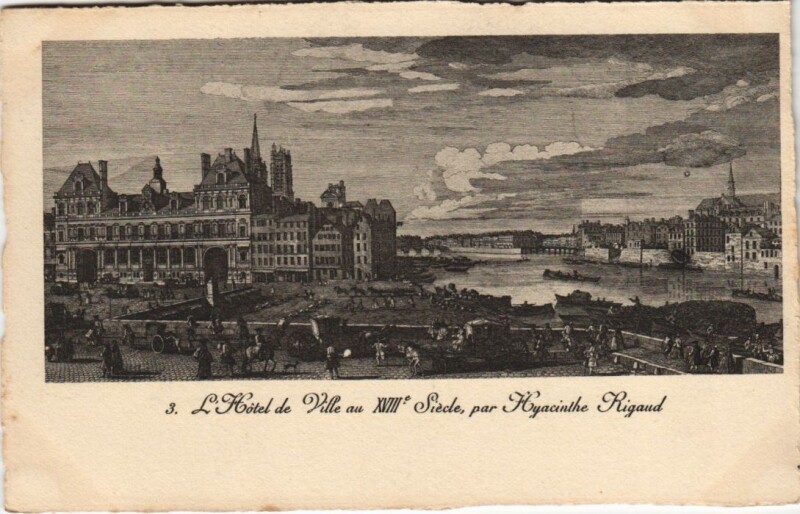 Carte postale ancienne Ancien Paris hotel de Ville