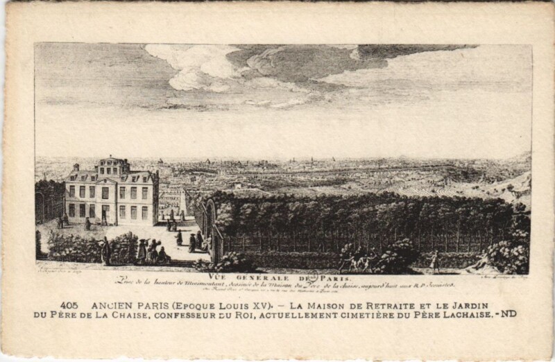 Carte postale ancienne Ancien Paris maison de Retraite