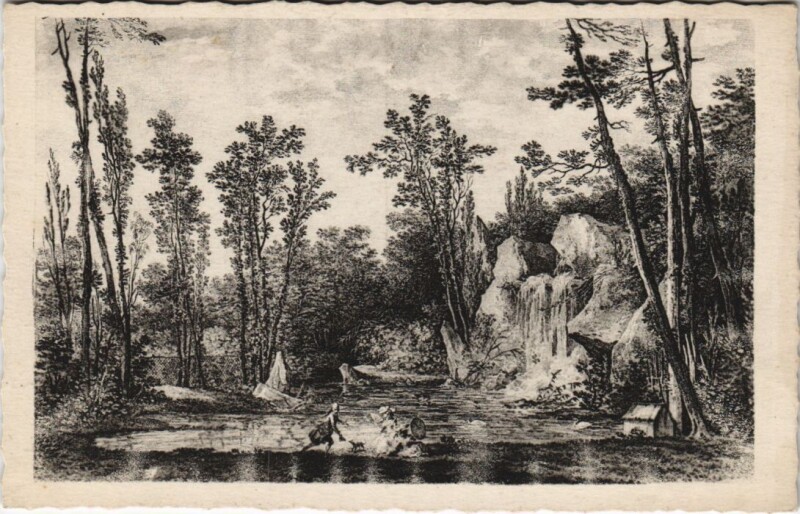 Carte postale ancienne Ancien Paris Bois de Boulogne