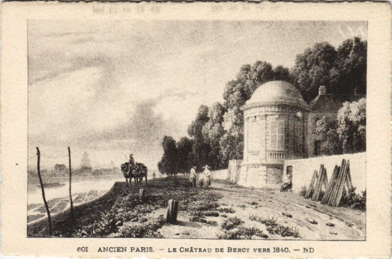 Carte postale ancienne Ancien Paris Chateau de Bercy