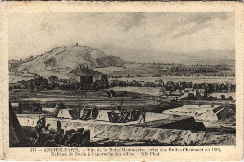 Carte postale ancienne Ancien Paris Butte-Montmartre