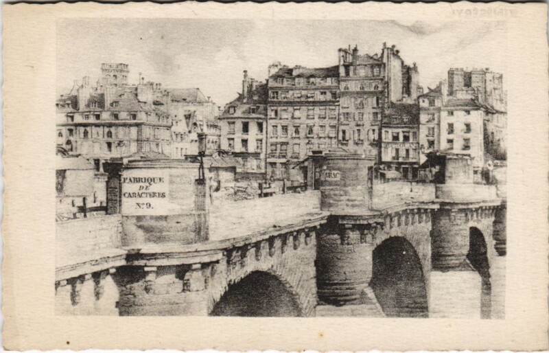 Carte postale ancienne Ancien Paris Pont-Neuf