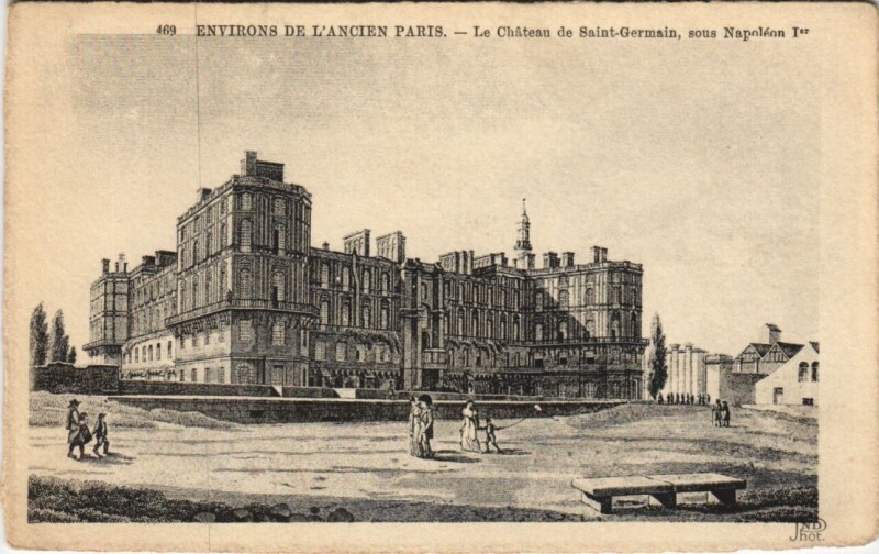 Carte postale ancienne Ancien Paris Chateau de Saint-Germain