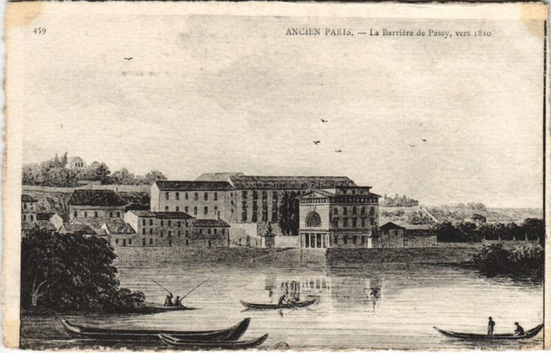 Carte postale ancienne Ancien Paris Barriere de Passy