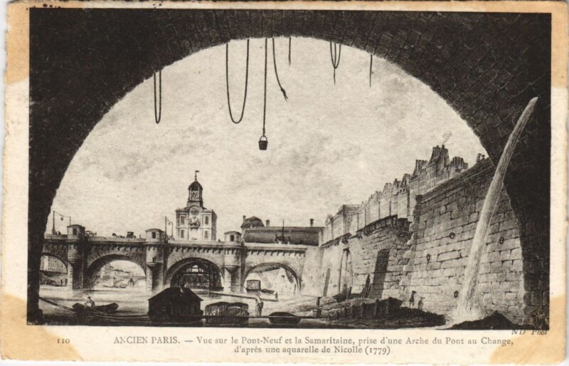 Carte postale ancienne Ancien Paris Pont-Neuf