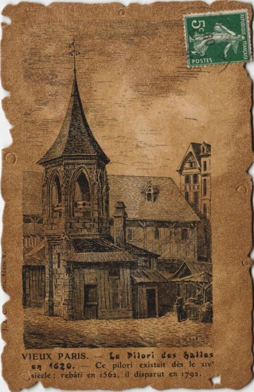Carte postale ancienne Vieux Paris Pitori des Halles
