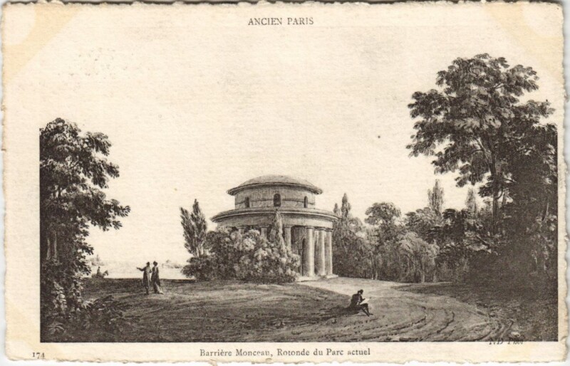 Carte postale ancienne Ancien Paris Barriere Monceau