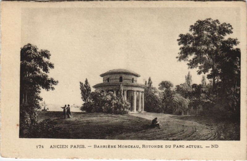 Carte postale ancienne Ancien Paris Barriere Monceau