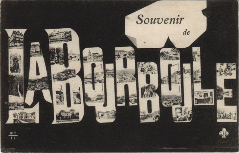 Carte postale ancienne Souvenir de La Bourboule à La Bourboule