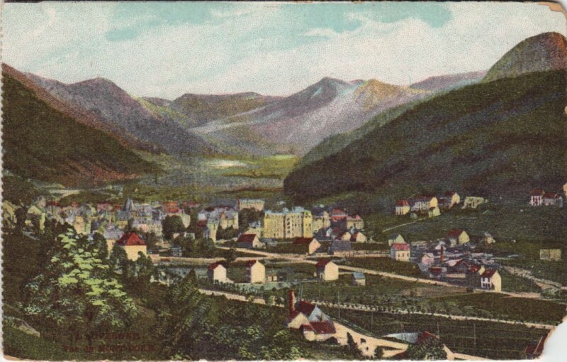 Carte postale ancienne Vue du Mont-Dore à Mont-Dore