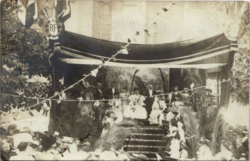 Carte postale ancienne Carte photo Clermont-Ferrand - Fete à Clermont-Ferrand