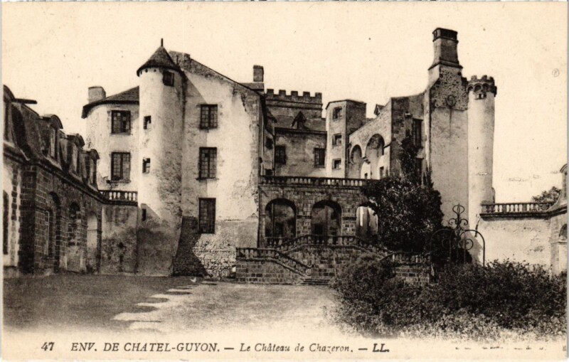 Carte postale ancienne Chateau de Chazeron