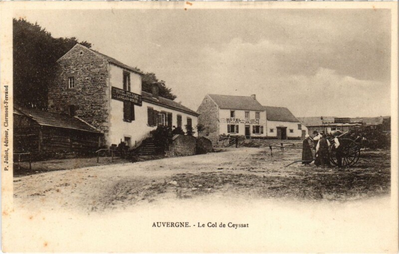 Carte postale ancienne Auvergne - Le Col de Ceyssat à Ceyssat