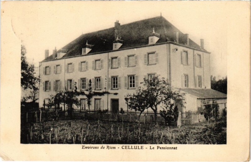 Carte postale ancienne Cellule - Le Pensionnat