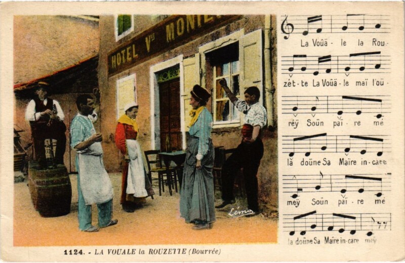 Carte postale ancienne La Vouale la Rouzette