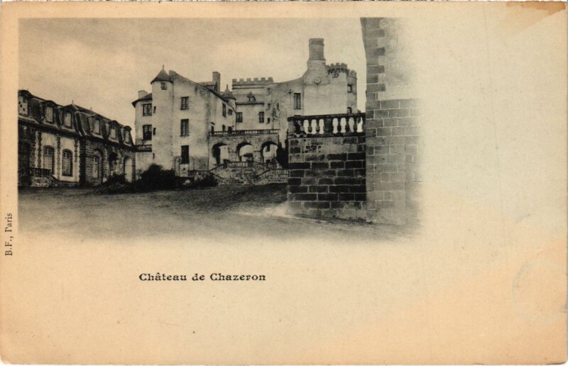Carte postale ancienne Chateau de Chazeron