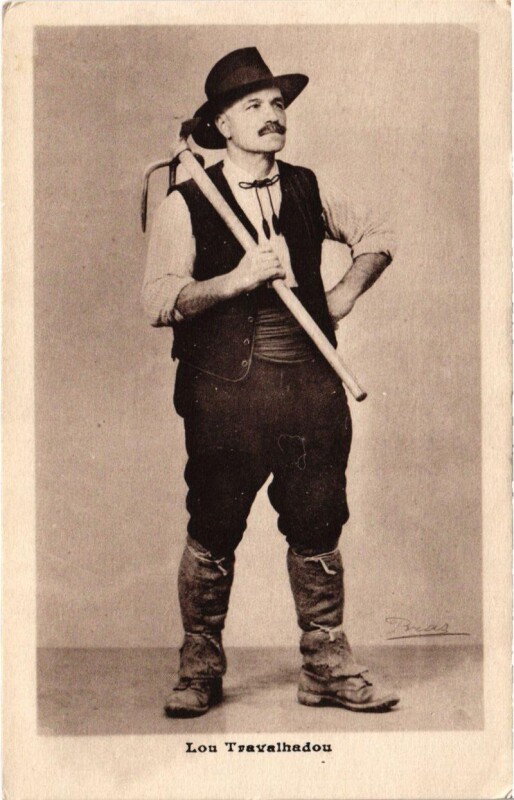 Carte postale ancienne Lou Travalhadou