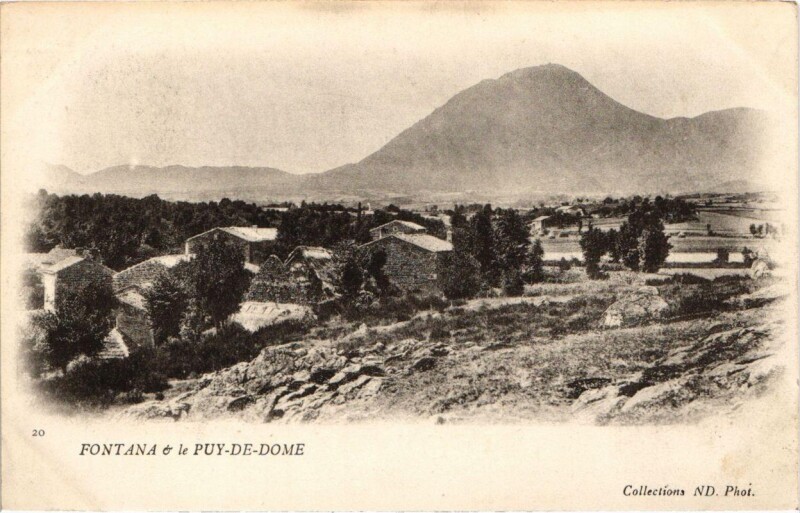 Carte postale ancienne Fontana le Puy-de-Dome