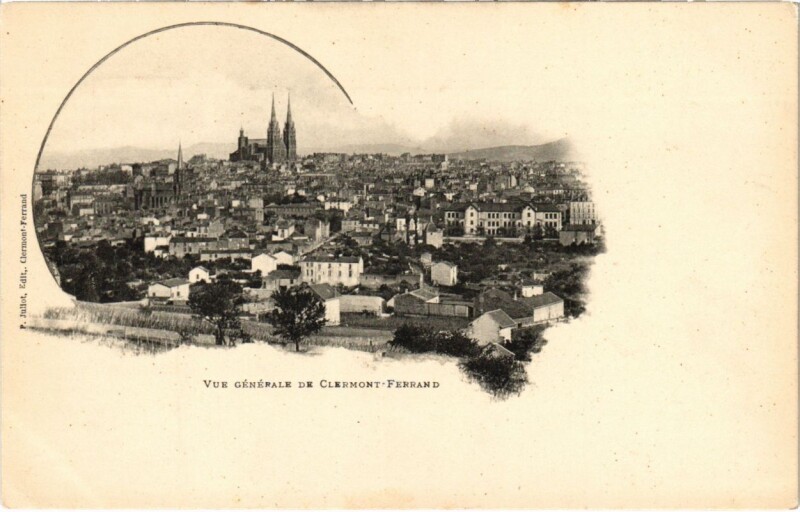 Carte postale ancienne Vue générale de Clermont-Ferrand à Clermont-Ferrand