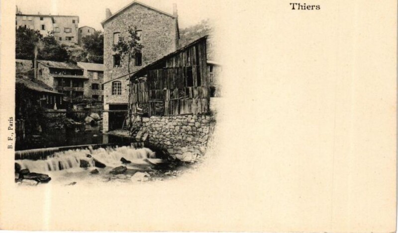 Carte postale ancienne Thiers à Thiers