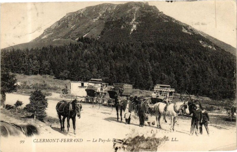 Carte postale ancienne Clermont-Ferrand - Le Puy-de-Dome à Clermont-Ferrand