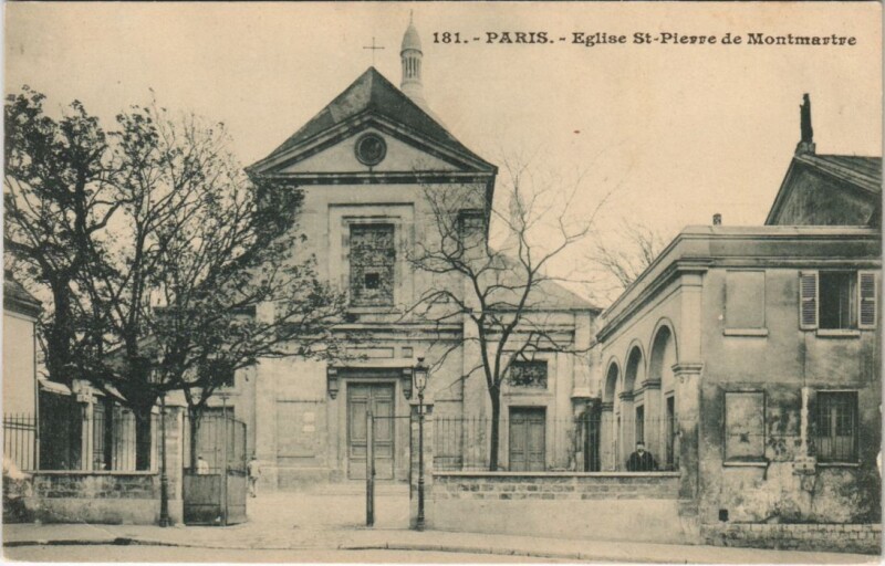 Carte postale ancienne Eglise Saint-Pierre de Montmartre à Paris 18e