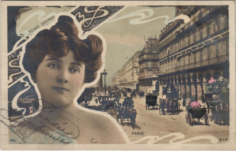 Carte postale ancienne Paris Renee Desprez