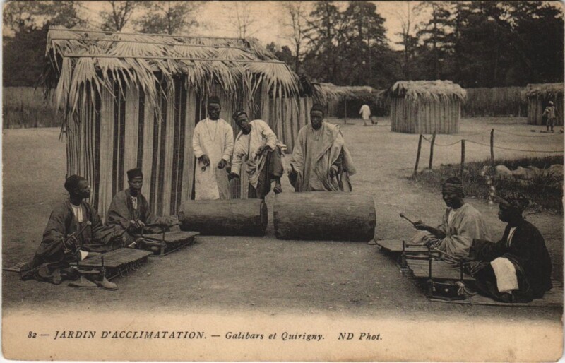 Carte postale ancienne Jardin d'Acclimatation - Galibars et Quirigny à Neuilly-sur-Seine