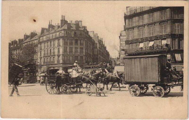 Carte postale ancienne Paris Square