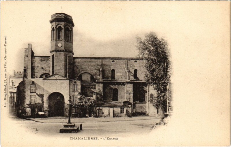 Carte postale ancienne Chamalieres - Eglise à Chamalières
