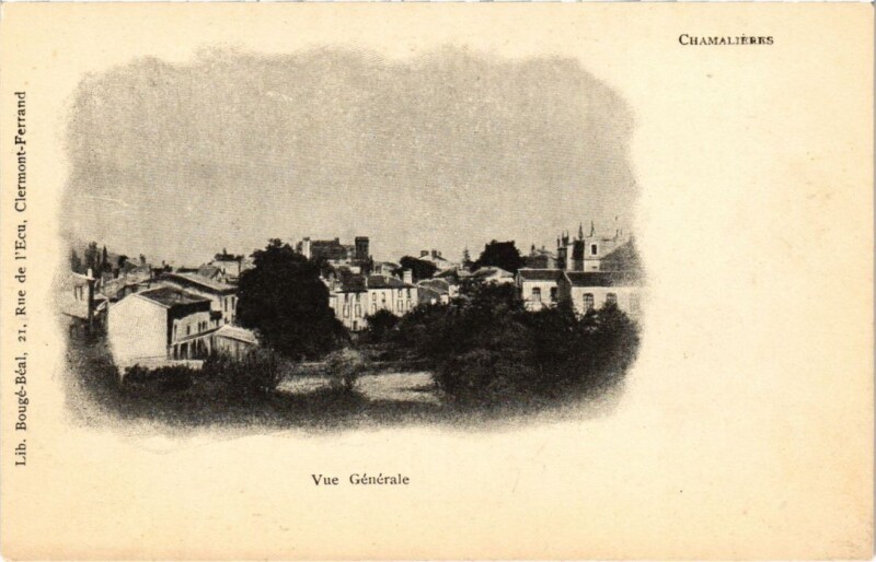 Carte postale ancienne Chamalieres - Vue générale à Chamalières