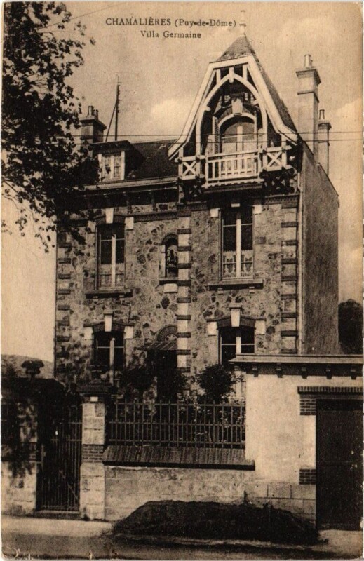Carte postale ancienne Chamalieres - Villa Germaine à Chamalières