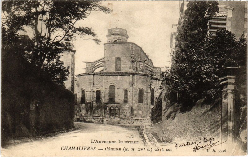 Carte postale ancienne Chamalieres - Eglise à Chamalières