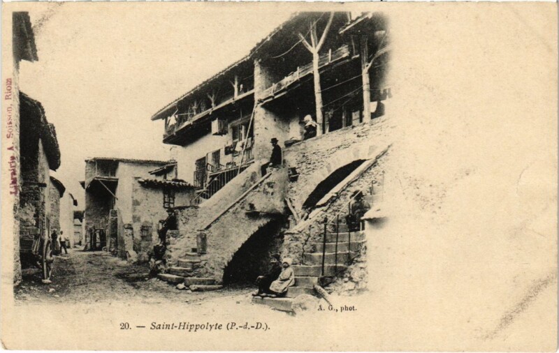 Carte postale ancienne Saint-Hippolyte