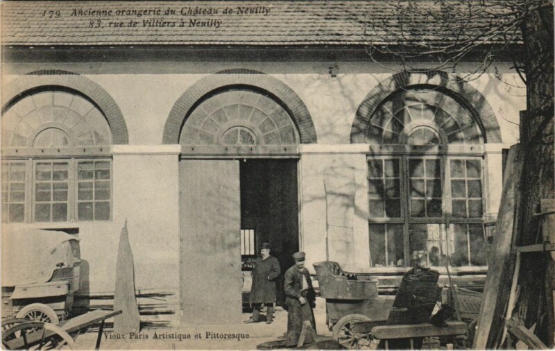 Carte postale ancienne Ancienne orangerie du Château de Neuilly à Neuilly-sur-Seine