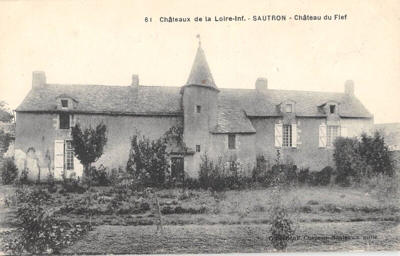 Carte postale ancienne Sautron - Chateau Du Fief à Sautron