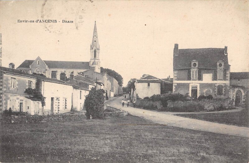 Carte postale ancienne Environs D'Ancenis - Drain